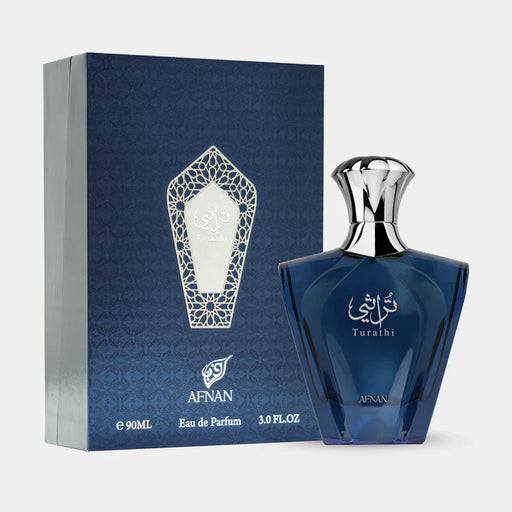 Image of Afnan Turathi Blue 90 ML EDP Men Perfume 1 - Luxury fragrance available on Fragrant Souq
