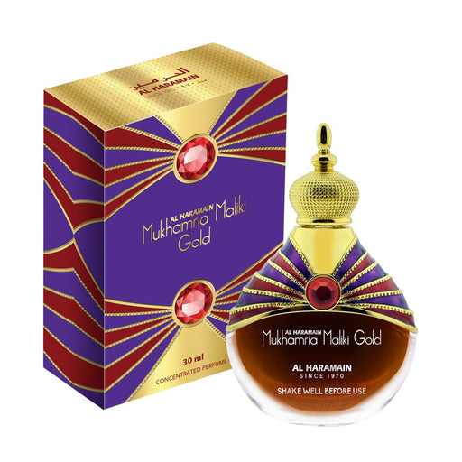 Al Haramain Mukhamariya Maliki Gold 30 ML EDP Unisex Perfume - Fragrant Souq