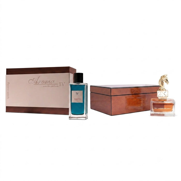 Aurora Aroma IV 100 ml EDP Men + The Garden of Eden 100 ml EDP Men Bundle Offer