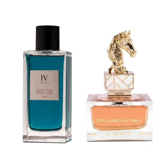 Aurora Aroma IV 100 ml EDP Men + The Garden of Eden 100 ml EDP Men Bundle Offer