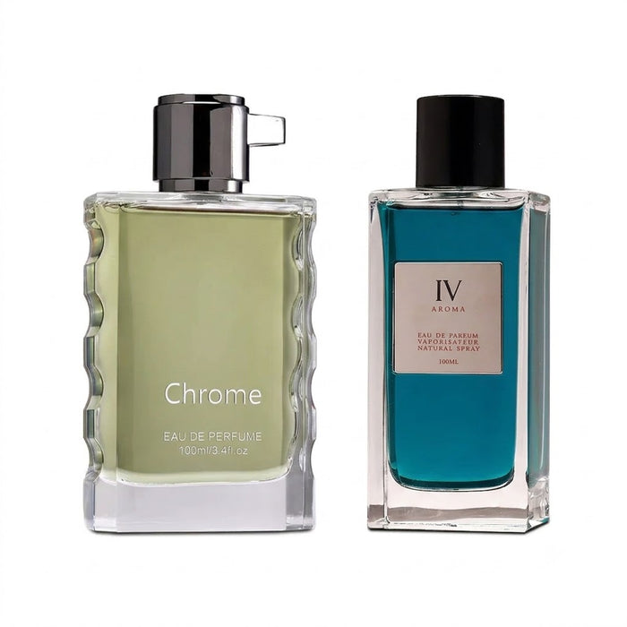 Aurora Chrome 100 ml EDP Men + Aroma IV 100 ml EDP Men Bundle Offer