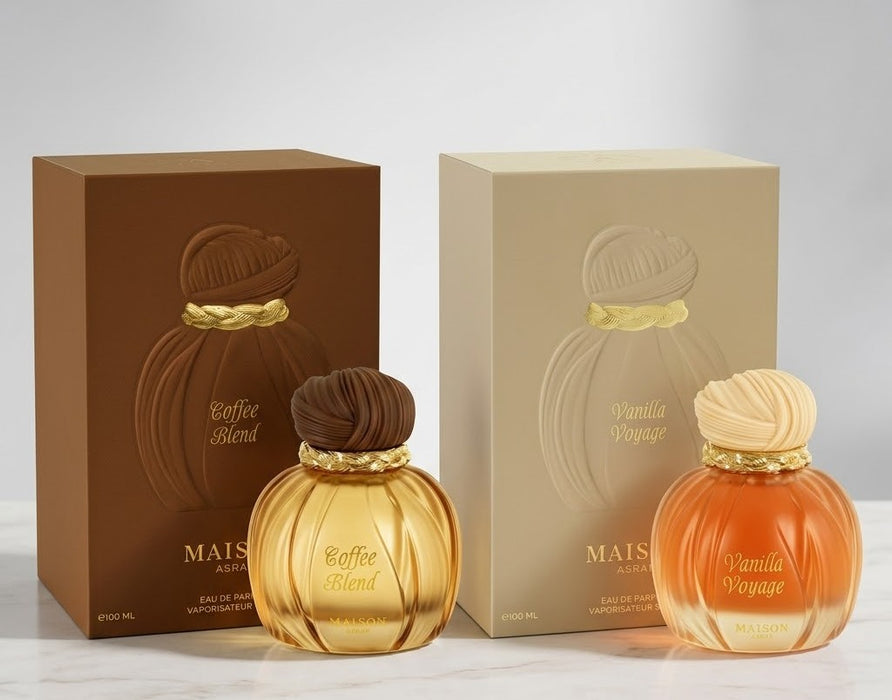 Maison Asrar Coffee Blend 100 ml EDP Unisex + Vanilla Voyage 100 ml EDP Unisex Bundle Offer