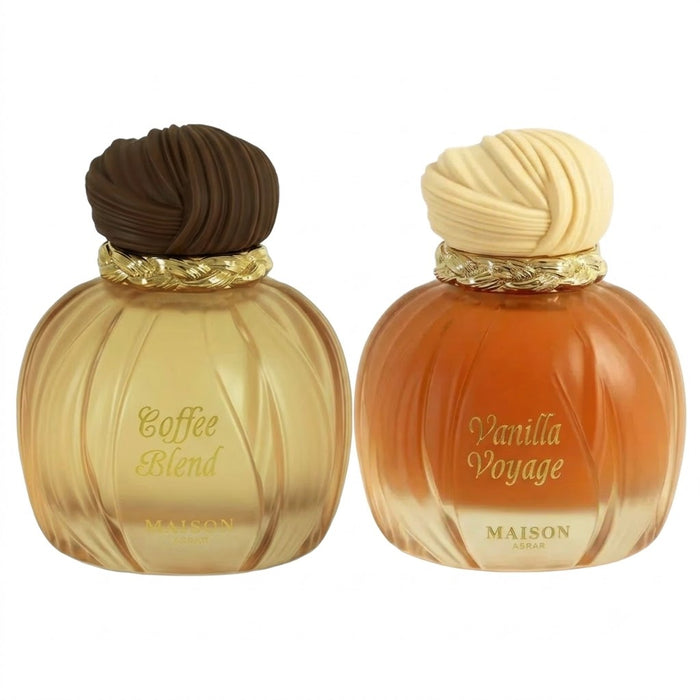 Maison Asrar Coffee Blend 100 ml EDP Unisex + Vanilla Voyage 100 ml EDP Unisex Bundle Offer