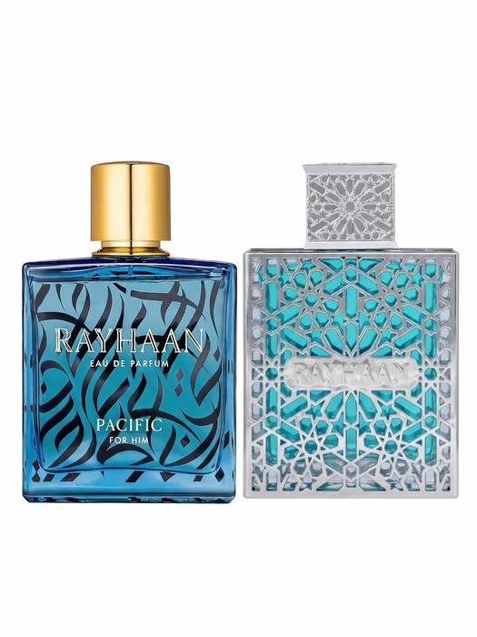 Rayhaan Pacific 100 ml EDP Male + Aquatica 100 ml EDP Men Bundle Offer