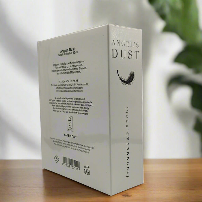 Francesca Bianchi Angel's Dust 30 ML box side picture