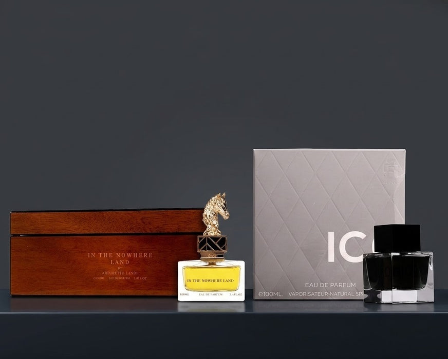 Aurora Celestial Collection In The Nowhere Land 100 ml EDP Unisex + Iconic 100 ml EDP Men Bundle Offer