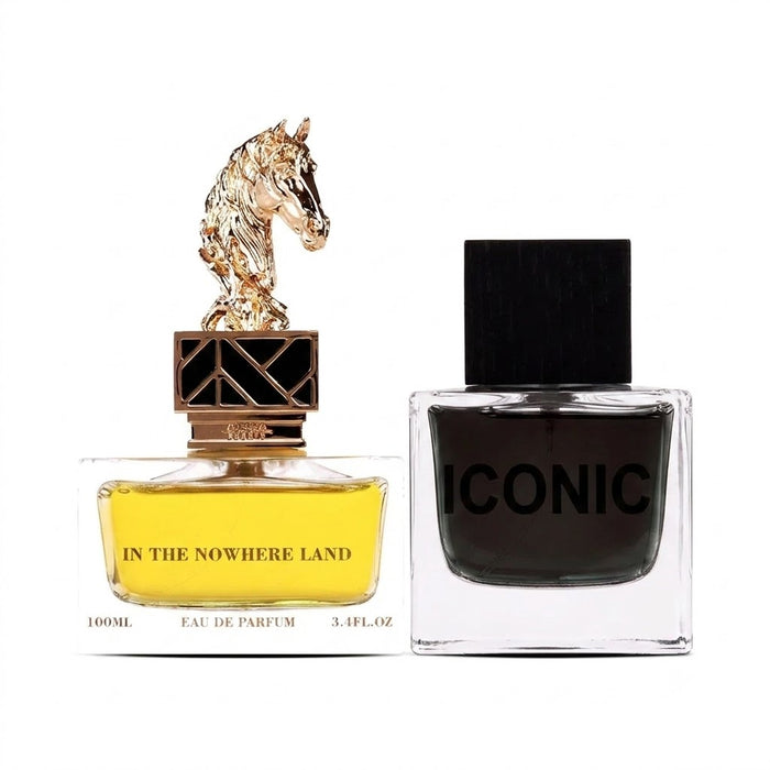 Aurora Celestial Collection In The Nowhere Land 100 ml EDP Unisex + Iconic 100 ml EDP Men Bundle Offer