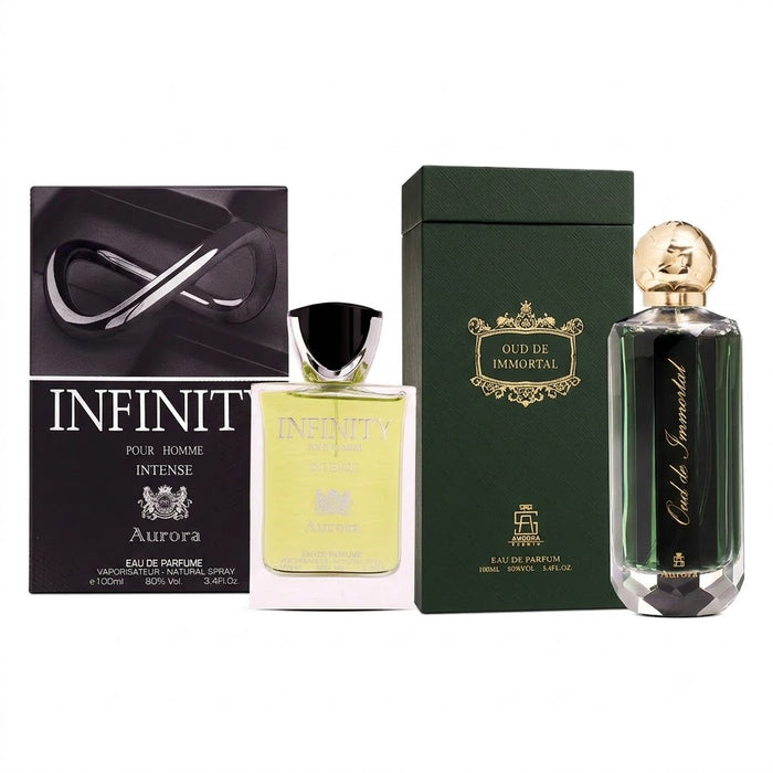 Aurora Infinity Intense 100 ml EDP Men + Oud De Immortal 100 ml EDP Men Bundle Offer