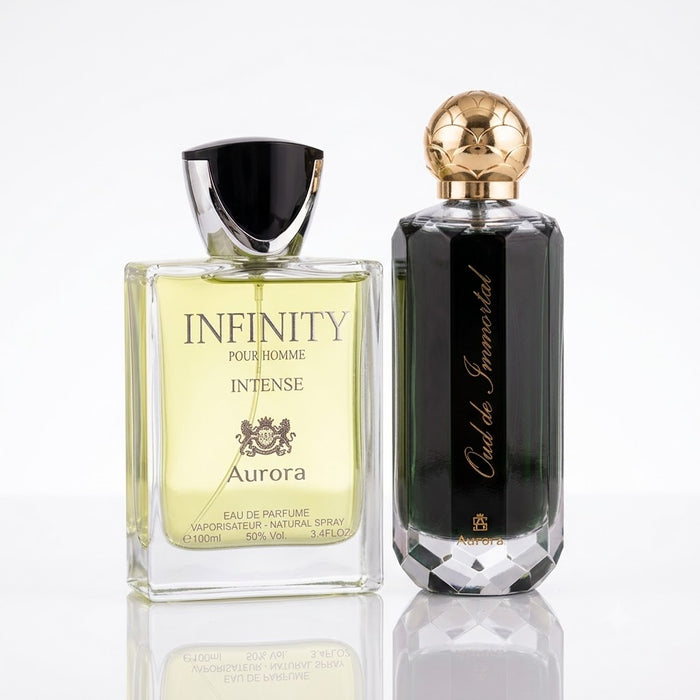 Aurora Infinity Intense 100 ml EDP Men + Oud De Immortal 100 ml EDP Men Bundle Offer