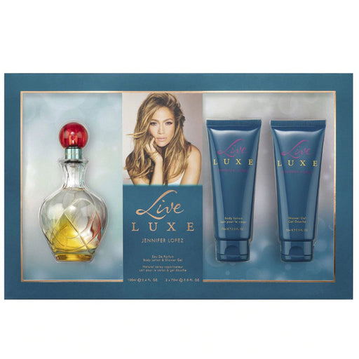 Product image of JLO Live Luxe EDP (L) 100ml + BL 75ml + SG 75ml