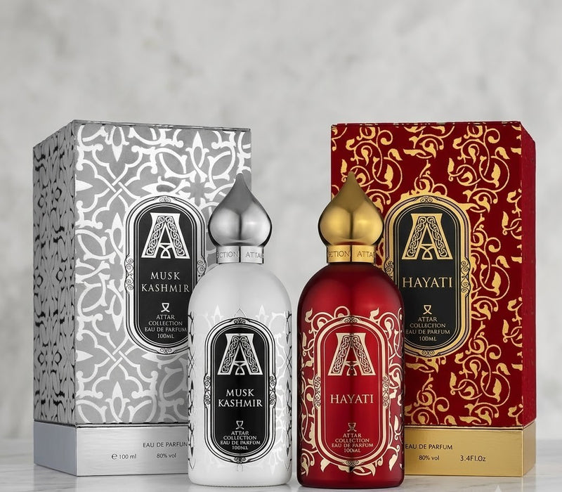 Attar Collection Musk Kashmir 100 ml EDP Unisex + Hayati 100 ml EDP Unisex Bundle Offer