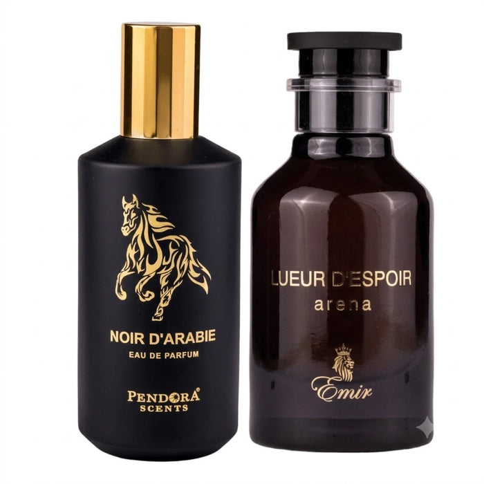 Paris Corner Noir D’Arabie 100 ml EDP Unisex + Lueur D’Espoir Arena 100 ml EDP Unisex Bundle Offer