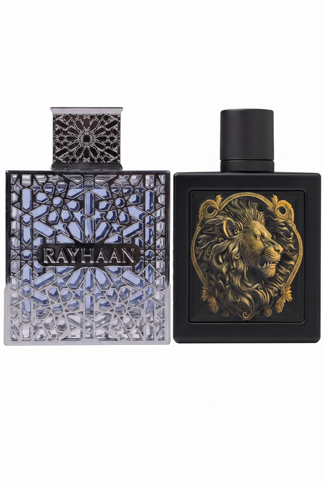 Rayhaan Aquatica 100 ml EDP Men + Lion 100 ml EDP Unisex Bundle Offer