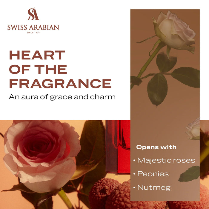 Product image of swiss arabian heritage collection rose 01 50 ml edp unisex perfume - Image 3