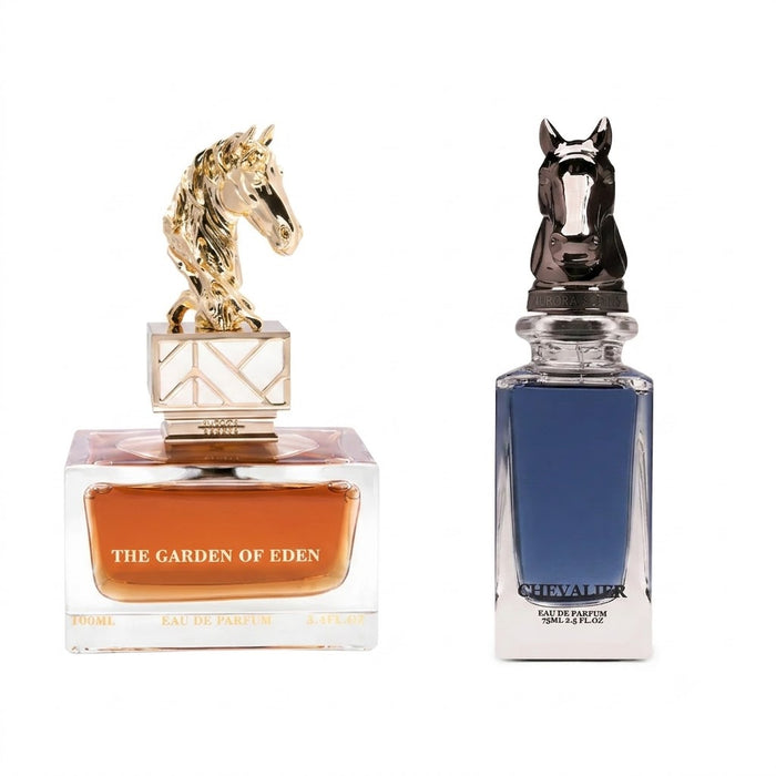 Aurora The Garden of Eden 100 ml EDP Men + Equestrian Collection Chevalier 75 ml EDP Men Bundle Offer