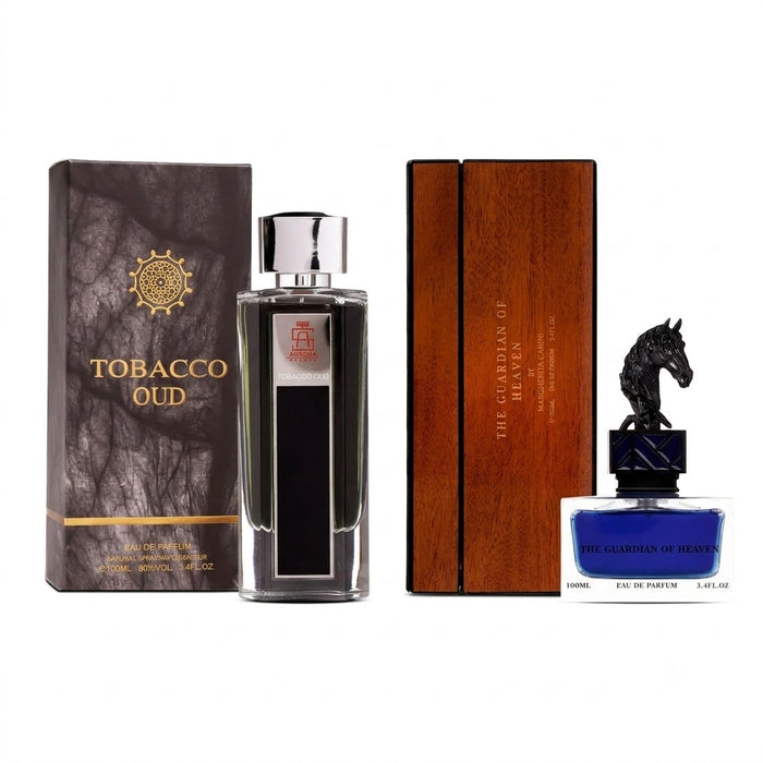 Aurora Tobacco Oud 100 ml EDP Men + Celestial Collection | The Guardian of Heaven 100 ml EDP Men Bundle Offer