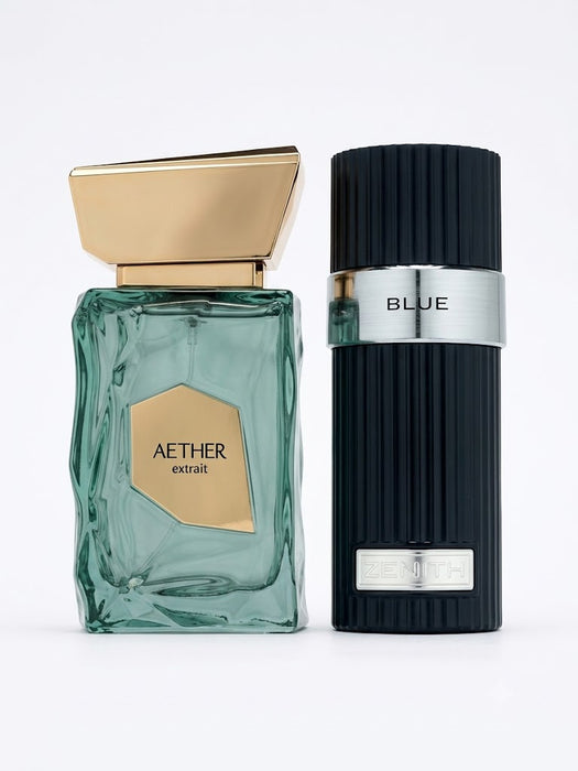 French Avenue Aether 100 ml Extrait De Parfum Women + Zenith Blue 100 ml EDP Unisex Bundle Offer