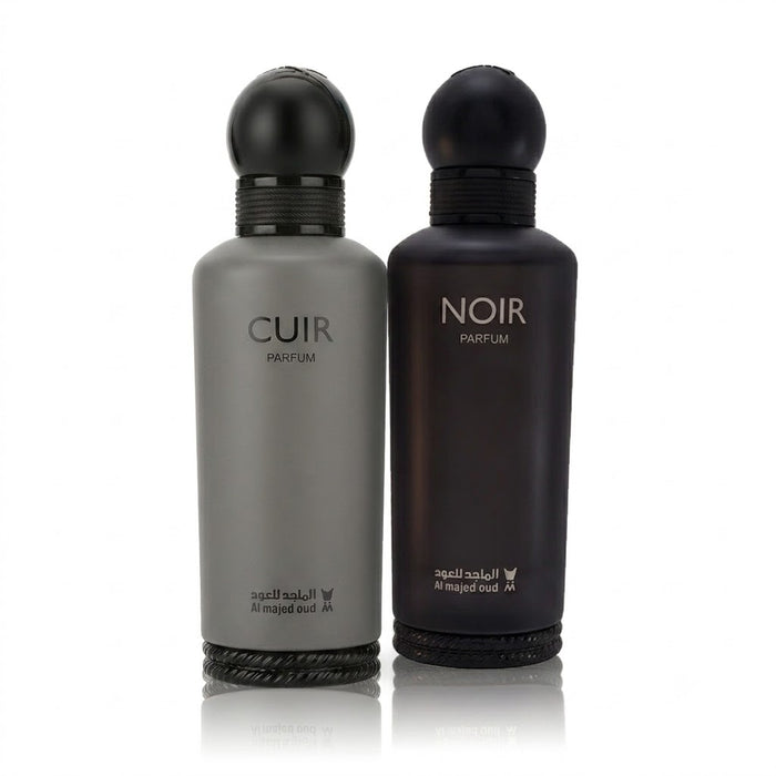 Al Majed for Oud Noir 150 ml EDP Unisex + Cuir 150 ml EDP Unisex Bundle Offer