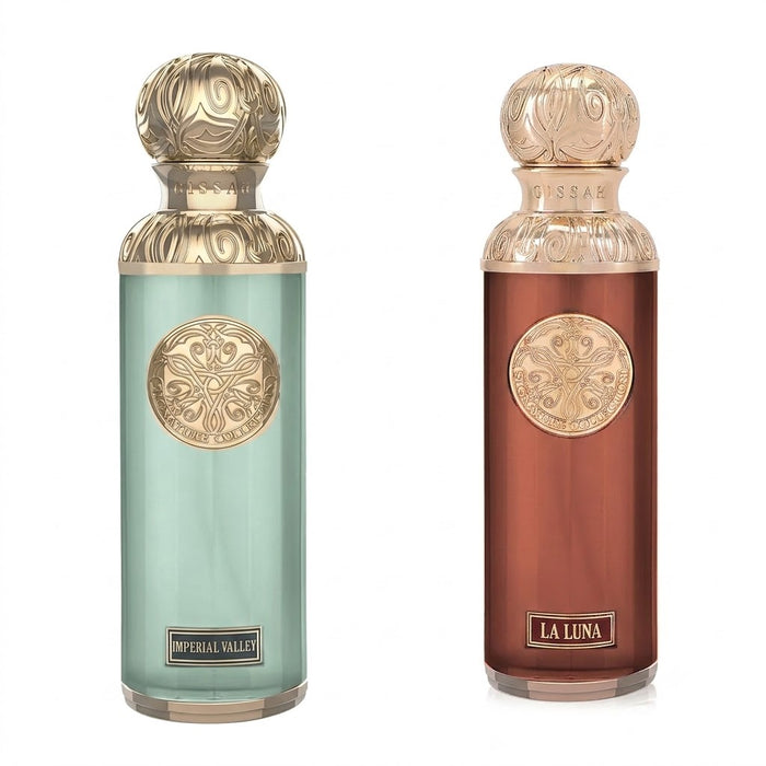 Gissah imperial Valley 200 ml EDP Unisex + La Luna Valley 200 ml EDP Unisex Bundle Offer