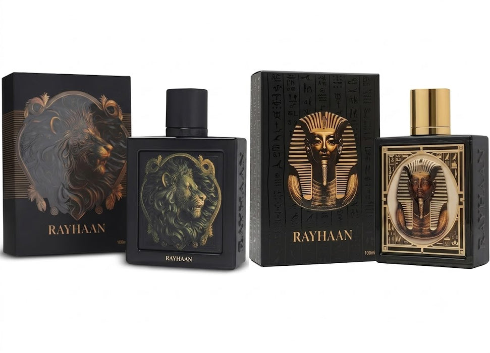 Rayhaan Lion 100 ml EDP Unisex + Pharaoh 100 ml EDP Unisex Bundle Offer