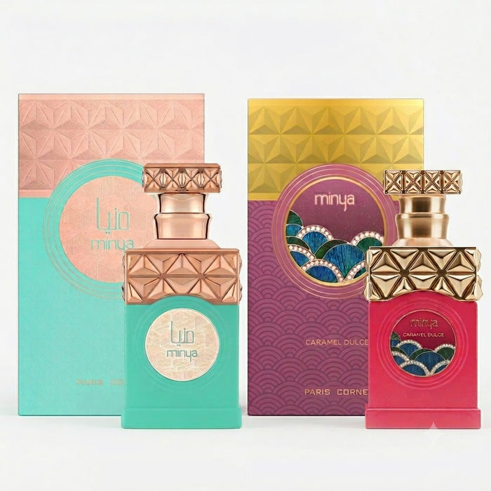 Paris Corner Minya 100 ml EDP Unisex + Minya Caramel Dulce 100 ml EDP Women Bundle Offer
