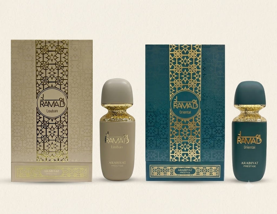 MyPERFUMES Arabiyat Prestige - Ramad Oriental 100 ml EDP Unisex + Arabiyat Prestige - Ramad Louban 100 ml EDP Unisex Bundle Offer