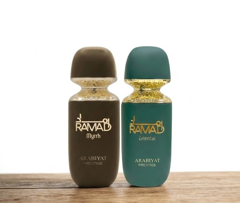 MyPERFUMES Arabiyat Prestige - Ramad Oriental 100 ml EDP Unisex + Arabiyat Prestige - Ramad Myrrh 100 ml EDP Unisex Bundle Offer