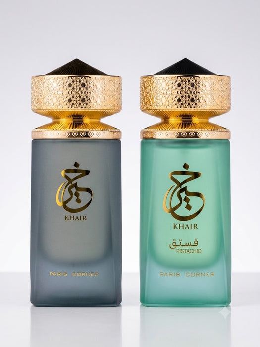 Paris Corner Khair Pistachio 100 ml EDP Unisex + Khair 100 ml EDP Unisex Bundle Offer