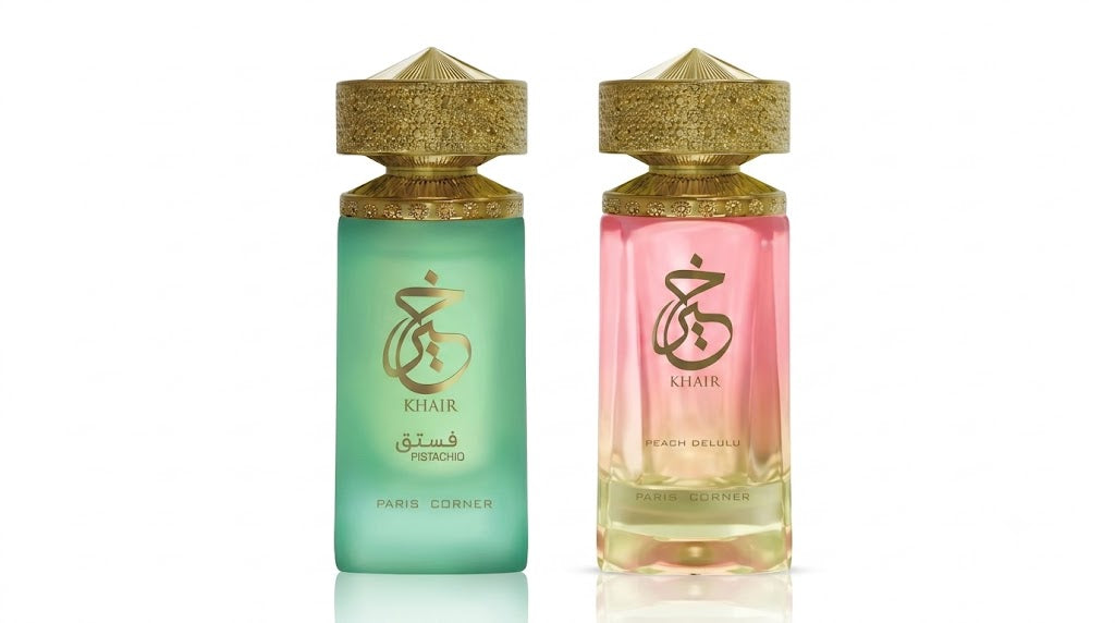 Paris Corner Khair Pistachio 100 ml EDP Unisex + Khair Peach Delulu 100 ml EDP Unisex Bundle Offer