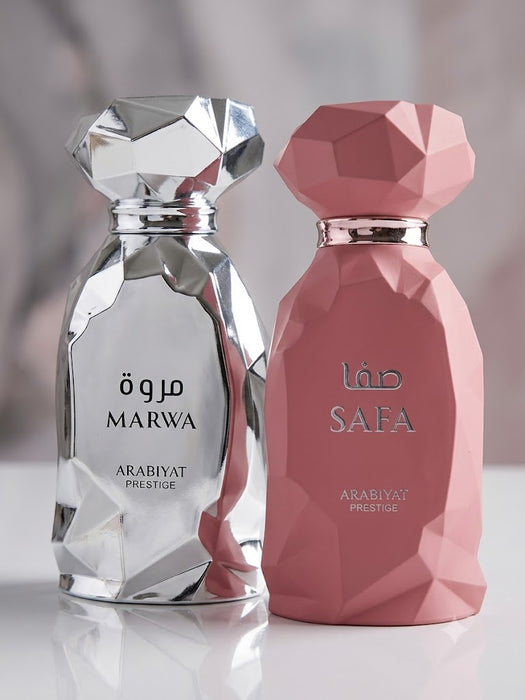 MyPERFUMES Arabiyat Prestige  Safa 100 ml EDP Women + Arabiyat Prestige  Marwa 100 ml EDP Men Bundle Offer