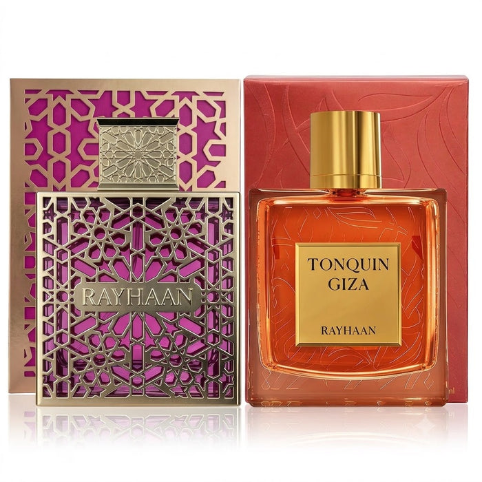 Rayhaan Tonquin Giza 100 ml EDP Unisex + Kiss 100 ml EDP Women Bundle Offer